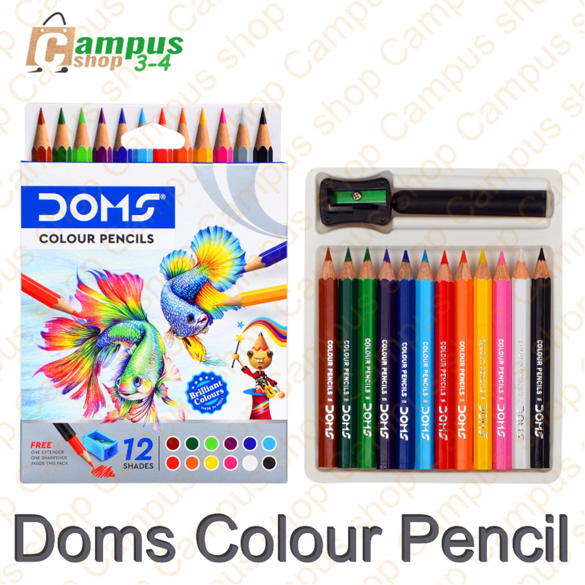 Picture of Doms  Colour Pencil 12 mini, 12 big, 24 big