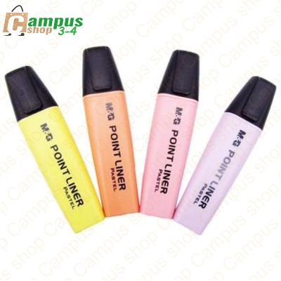 Picture of M & g 4 pcs Highlighter Point Liner Pastel Colour