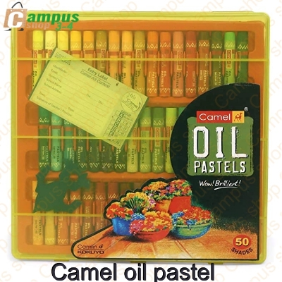 Picture of Camel Oil Pastel with FREE Scraping Tool - 50 Shades