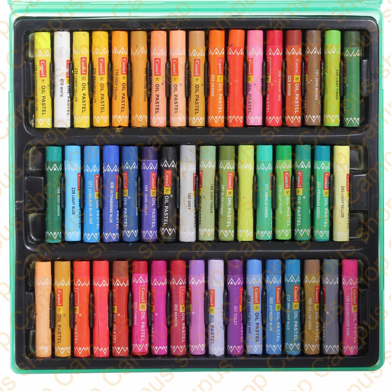 Picture of Camel Oil Pastel with FREE Scraping Tool - 50 Shades