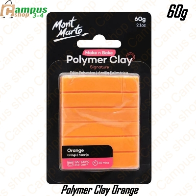 Picture of Mont Marte Make N Bake Polymer Clay 60g -Orange