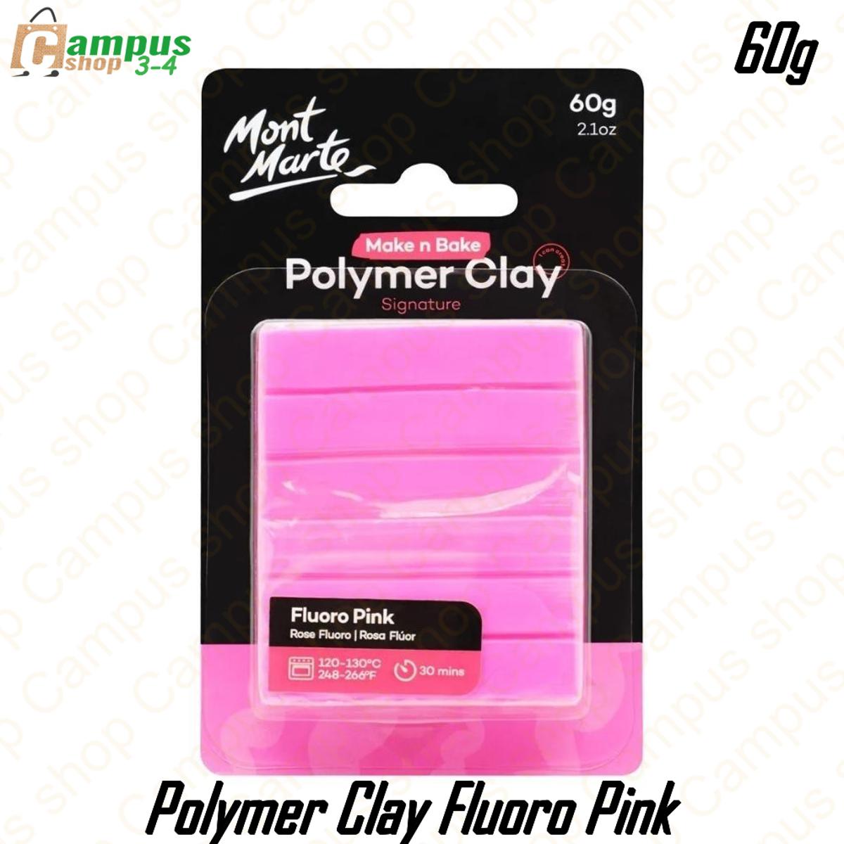 Picture of Mont Marte Make N Bake Polymer Clay 60g - Fluoro Pink