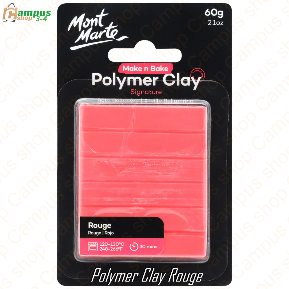 Picture of Mont Marte Make N Bake Polymer Clay 60g - Rouge