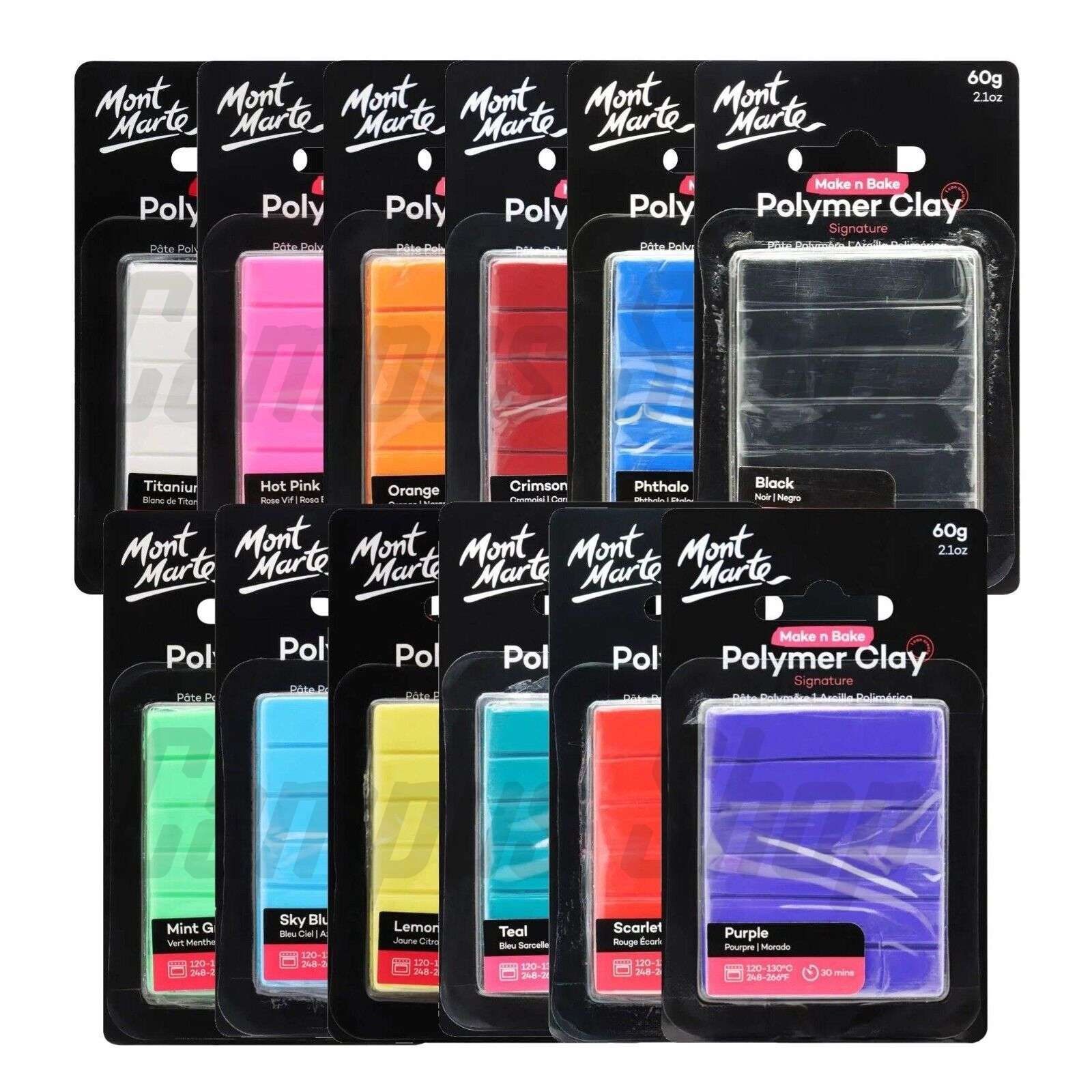 Picture of Mont Marte Make N Bake Polymer Clay 60g - Rouge