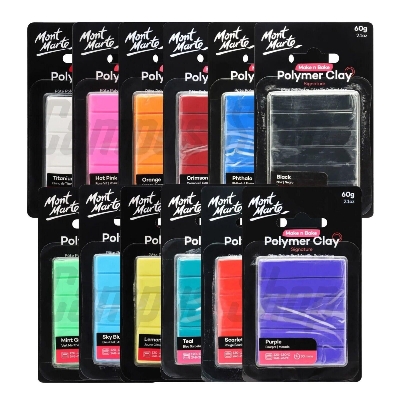 Picture of Mont Marte Make N Bake Polymer Clay 60g -Umber