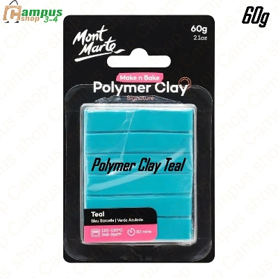 Picture of Mont Marte Make N Bake Polymer Clay 60g -Teal