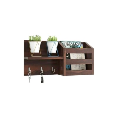 Picture of Laavish Wall Shelf with Key Holder Stylish Wall Organizer for Home Decor
