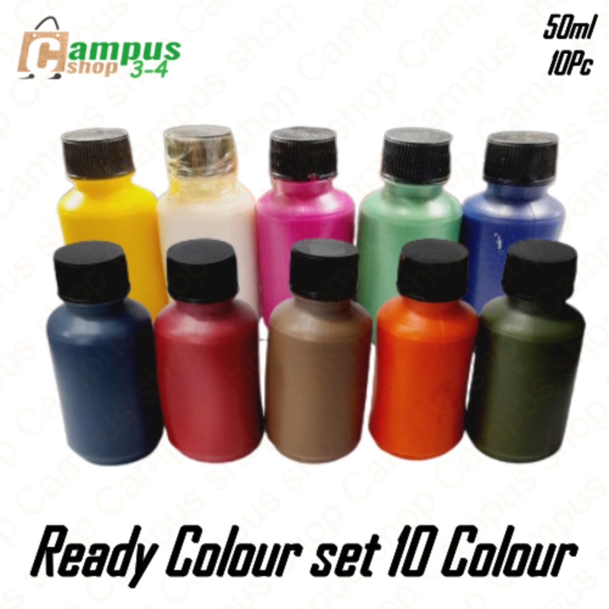 Picture of ACRAMIN Ready Colours for Fabric Painting 10 colour set