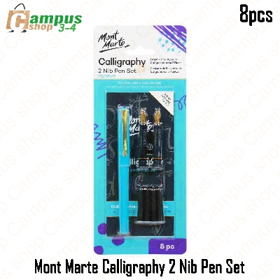Picture of Mont Marte Calligraphy Set - 2 Nib 8pc set