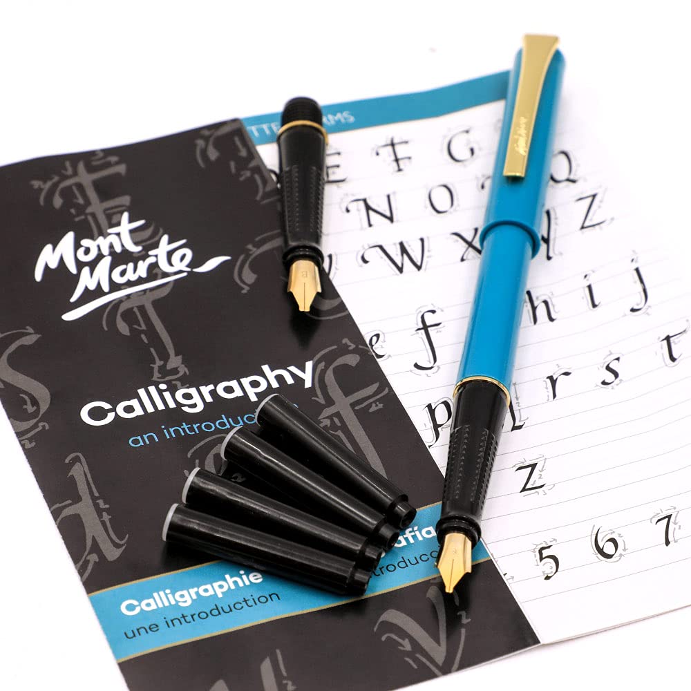 Picture of Mont Marte Calligraphy Set - 2 Nib 8pc set