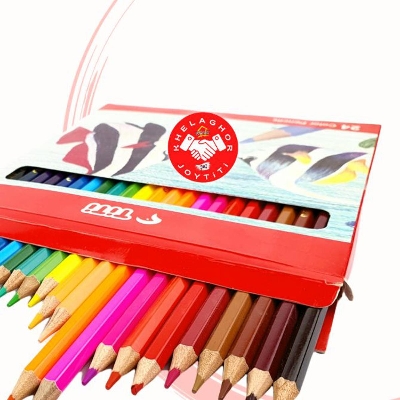 Picture of Joytiti  colour drawing pencils for kids12 mini, 12 big, 24pcs  ( best for gift )
