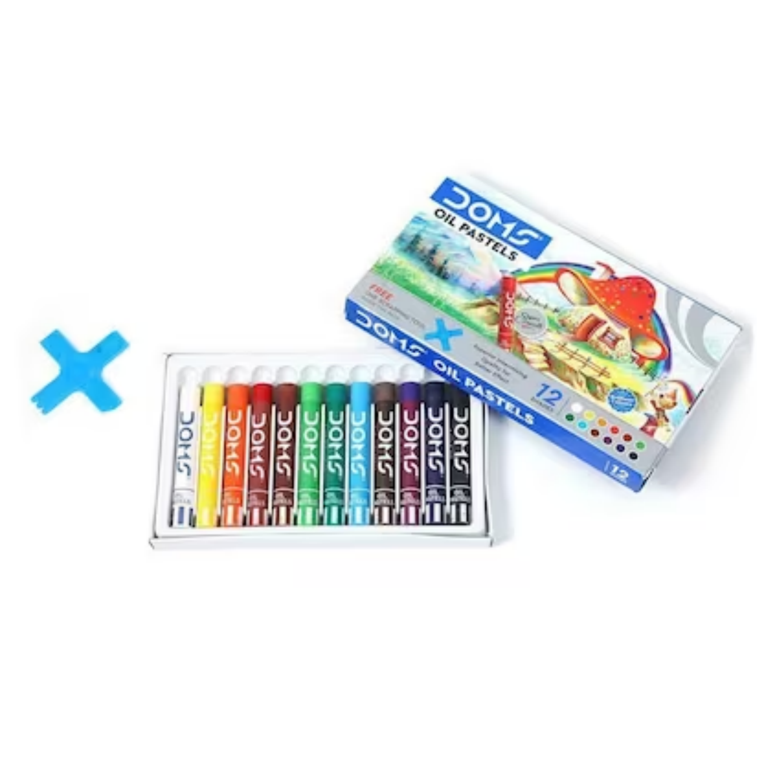 Picture of DOMS OIL PASTELS 12 SHADES(new)