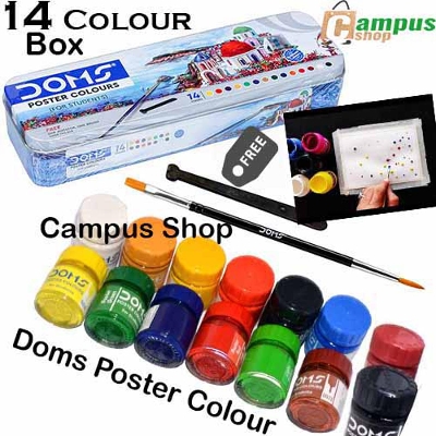 Picture of DOMS Poster Colour 6/12/14 color box Paint for artists