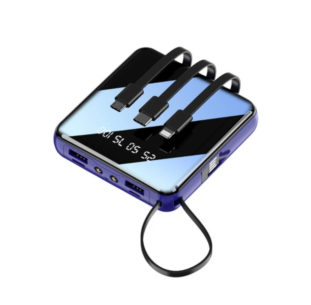 Picture of 20000 MAH Powerbank with LED Display and All in One Cable set