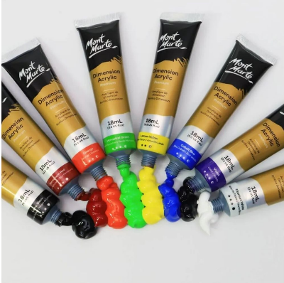 Picture of Mont Marte Dimension Acrylic Intro Set 8pc x 18ml