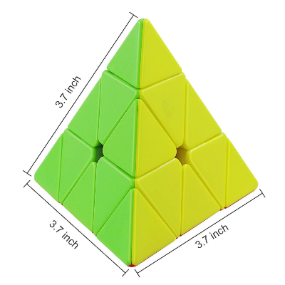 Picture of D ETERNAL Moyu Pyramid Cube 3X3 High Speed Stickerless Triangle Pyraminx Puzzle Cube For 14 Years And Up, Teen