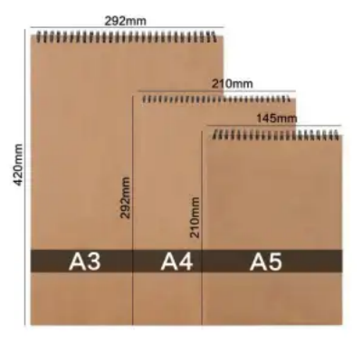 Picture of Sketch Pad A4 Spiral Sketch The professional art line pencil drawing - notebook