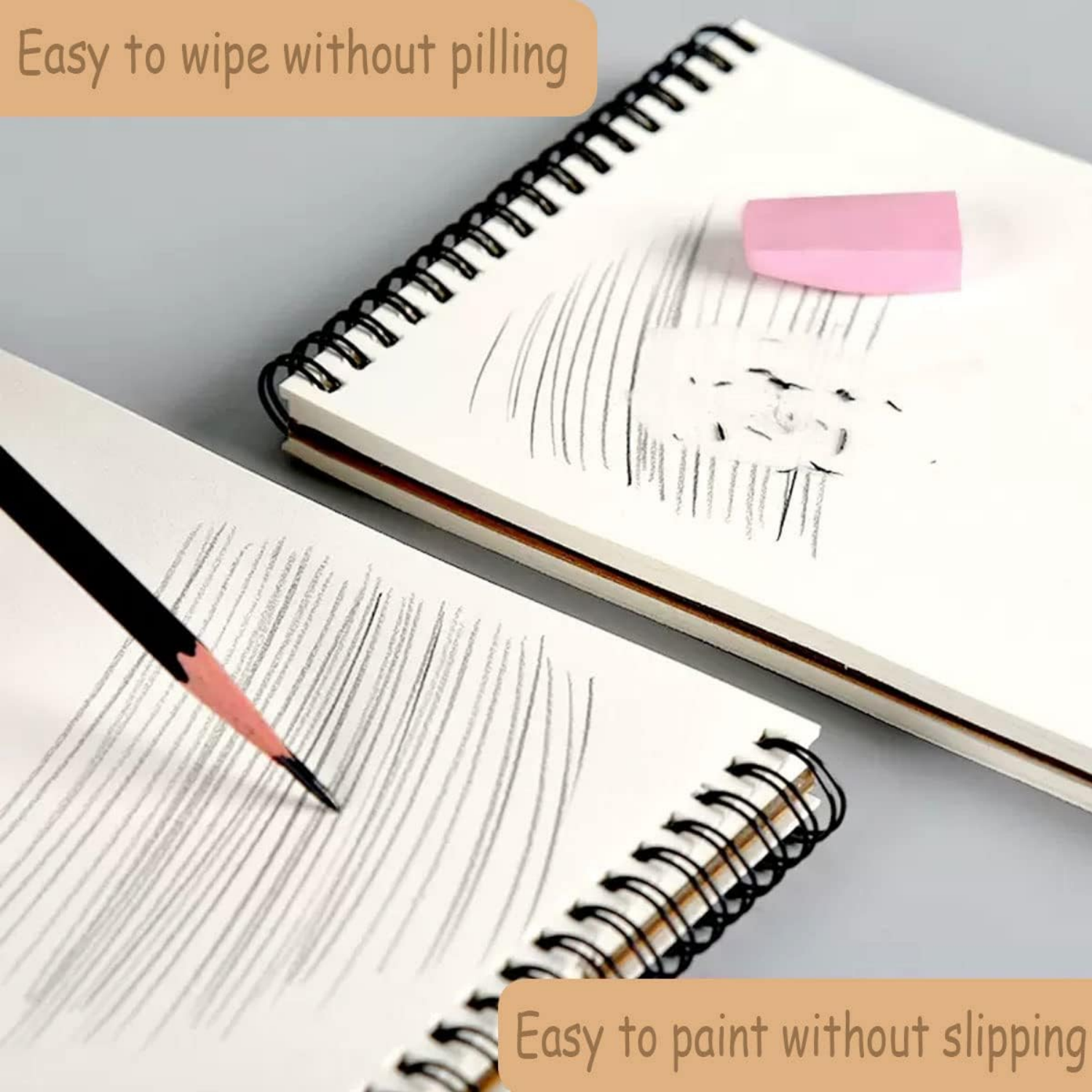 Picture of Sketch Book Pad, Drawing Paper 4''/5.5'' Spiral Bound (100gsm), Pack of 1, Durable Acid Free Sketchbook for Painting