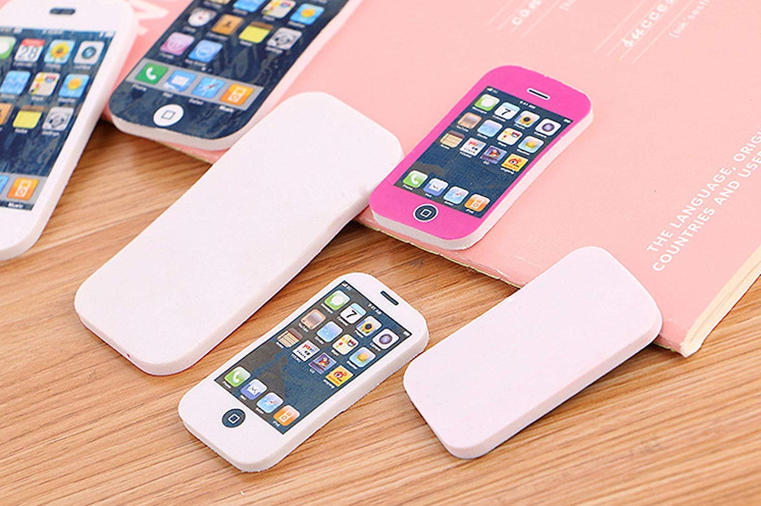 Picture of Aairaa Mobile Eraser for Kids for School Use Eraser for Girls and Boys