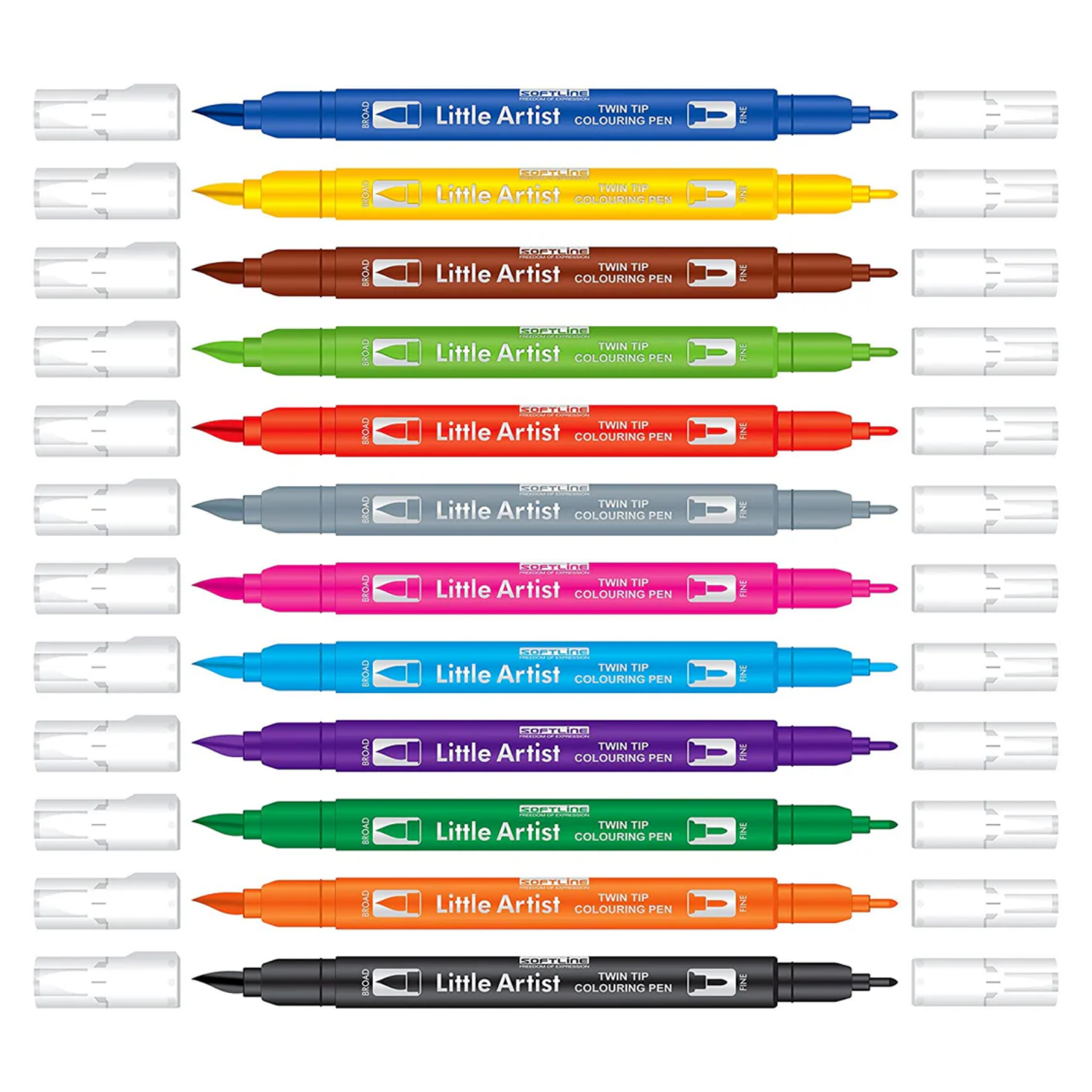 Picture of Add Gel Little Artist Brush Pen Set of 12 Dual Tip