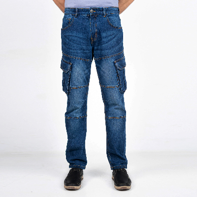 Picture of Premium Denim Cargo Pants (Regular Fit)
