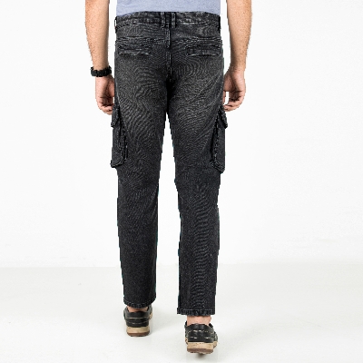 Picture of Premium Denim Cargo Pants