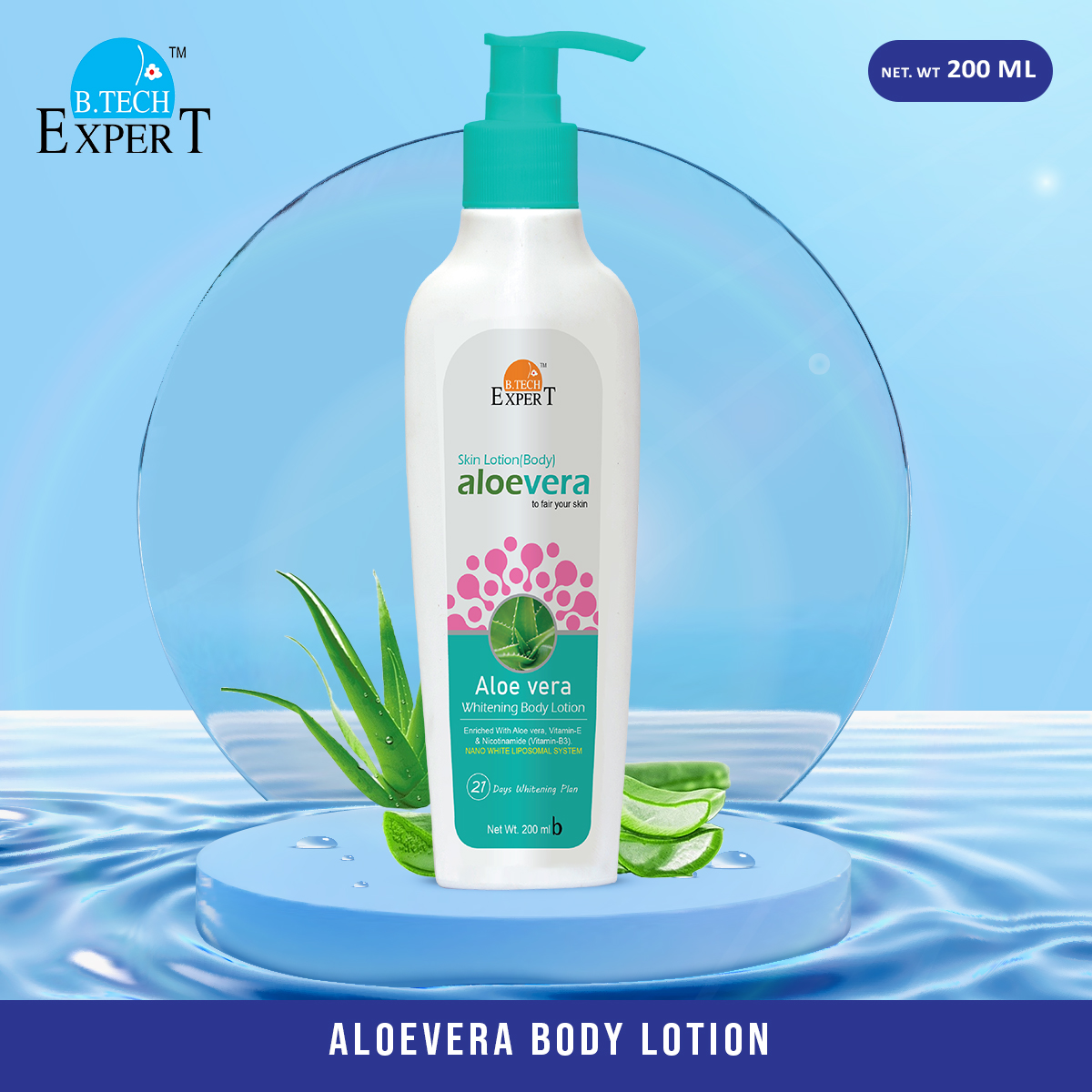 Picture of ALOEVERA Body Lotion - 200ml / Best Moisturizing Lotion