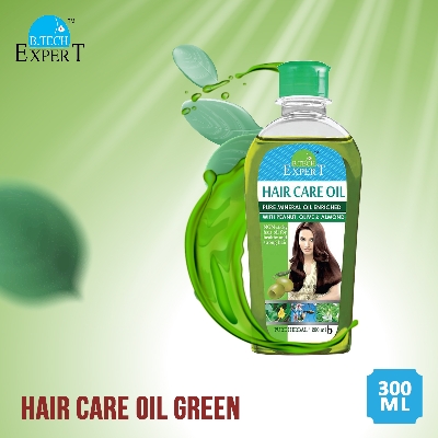 Picture of Pure Herbal Hair Care Oil (Green) - 300ml