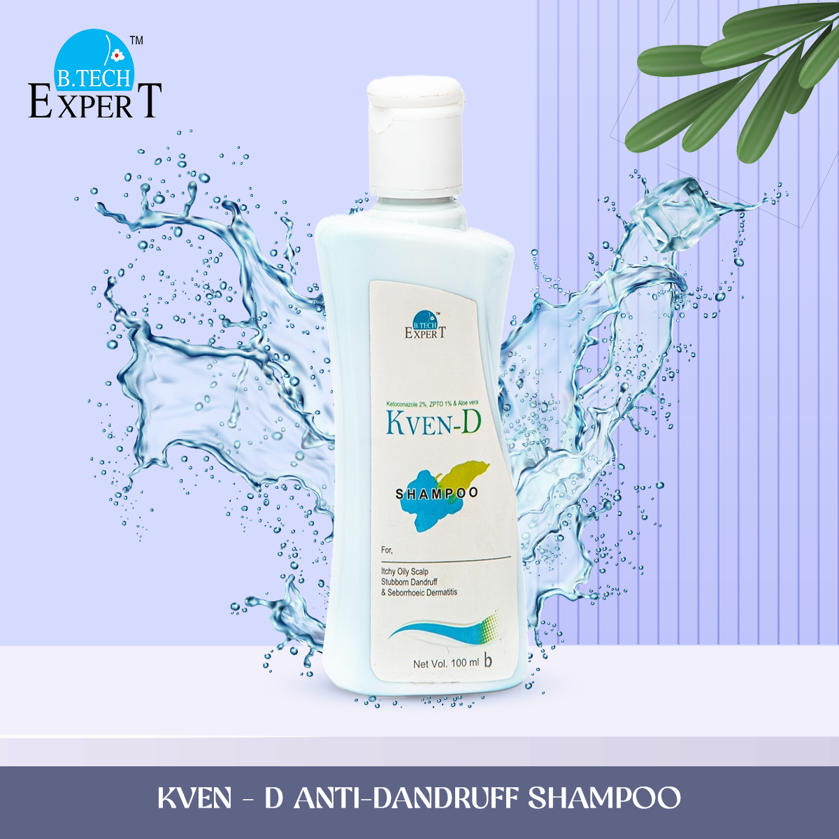 Picture of B.Tech ExperT KVEN - D Anti-Dandruff Shampoo 100ml
