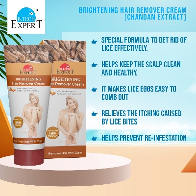 Picture of BRIGHTENING Hair Remover Cream 50gm (Chandan Extract)