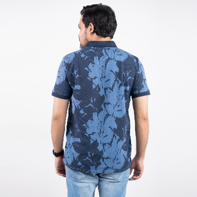 Picture of Tropical Printed polo shirt
