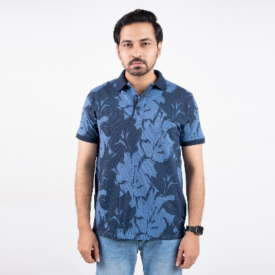 Picture of Tropical Printed polo shirt