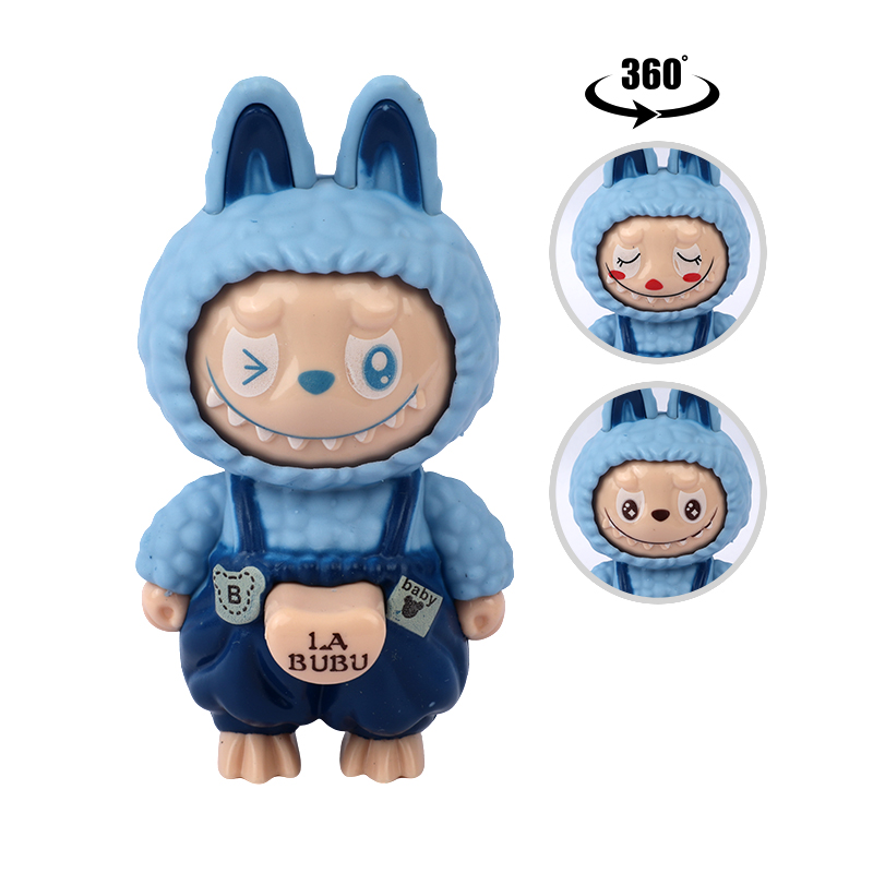 Picture of Labubu The Monsters Rotating Face Figures | Premium Quality Exclusive Design Collectibles | Mystery Surprise Gifts for Friends & Family | China Made - 3 Pcs Set