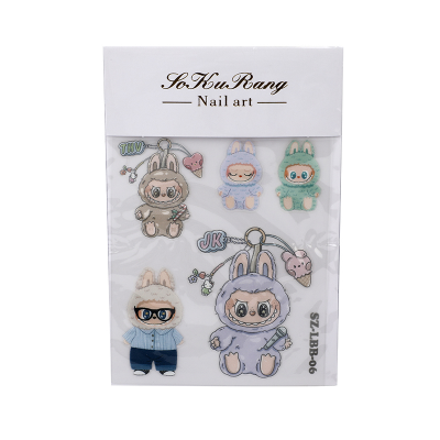 Picture of Labubu & The Monsters Nail Art Stickers| Premium Quality Exclusive Design Collectibles | Mystery Surprise Gifts for Friends & Family | China Made - 1 Piece