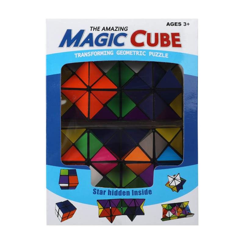 Picture of The Amaging Magic Cube | Transforming Geometric Puzzle | Premium Quality Magnetic Fidget Cube | Innovative & Exclusive Desk Toy | Multi-Shape Puzzle Toy for Creative Minds -2 piece set