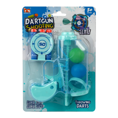 Picture of Soft Dart Blaster Kit | Kids' Safe Shooting Toy with Target Stand | Complete Play Set with Darts and Balls | Lightweight and Easy-Grip Design | A Fun & Exciting Gift for All Age - 1 piece