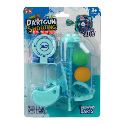 Picture of Soft Dart Blaster Kit | Kids' Safe Shooting Toy with Target Stand | Complete Play Set with Darts and Balls | Lightweight and Easy-Grip Design | A Fun & Exciting Gift for All Age - 1 piece
