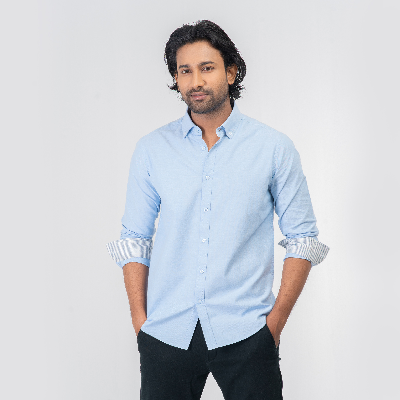 Picture of Oxford Cotton Long Sleeve Shirt