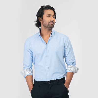 Picture of Oxford Cotton Long Sleeve Shirt