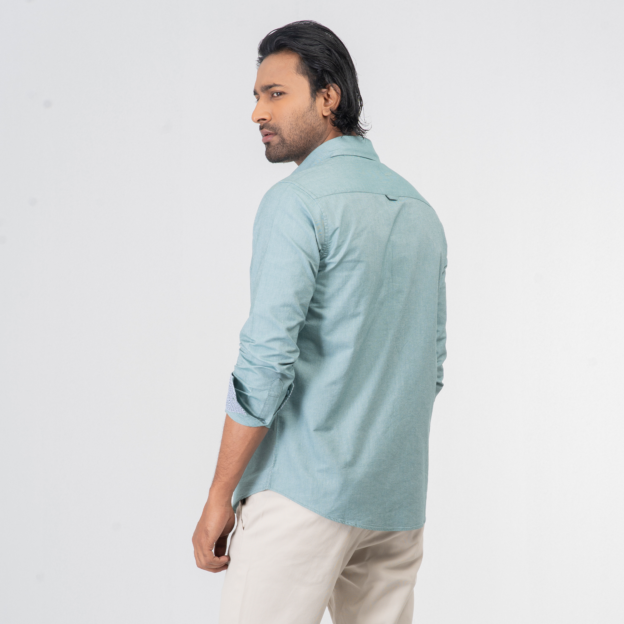 Picture of Oxford Cotton Long Sleeve Shirt