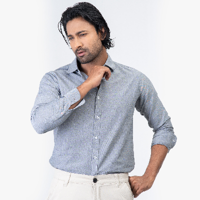 Picture of Oxford Cotton Long Sleeve Shirt