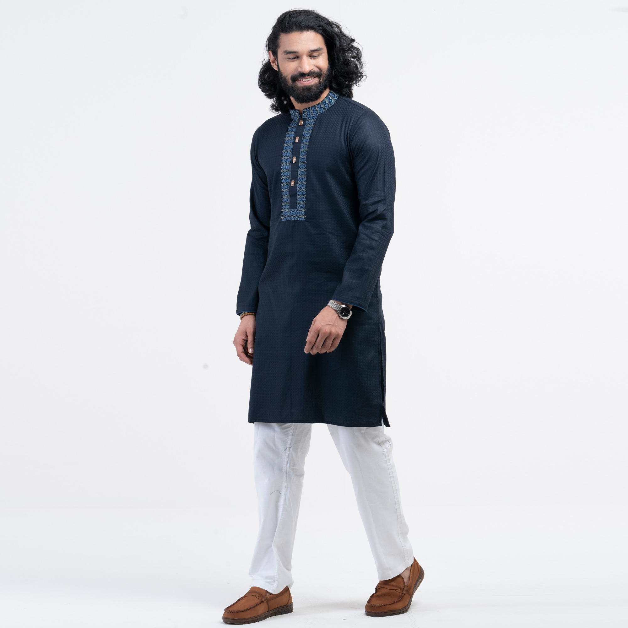 Picture of Premium Embro Semi Fit Panjabi 