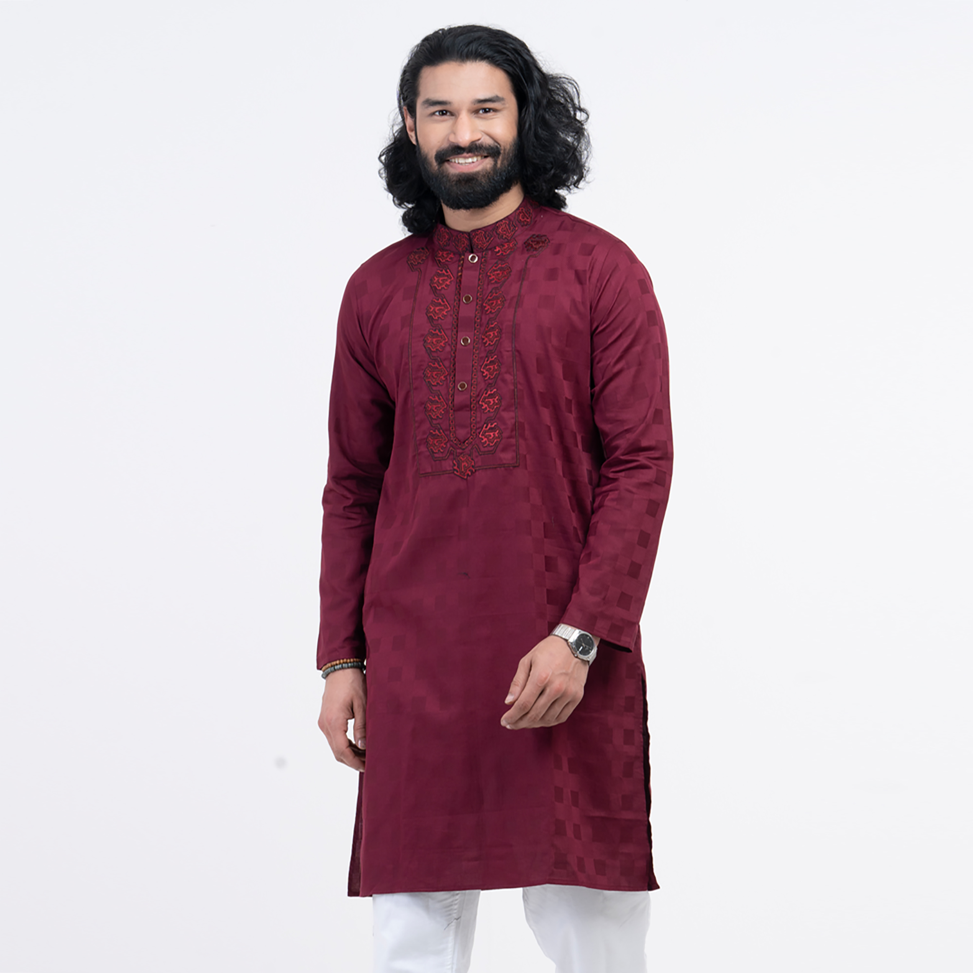 Picture of Premium Embro Semi Fit Panjabi