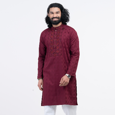 Picture of Premium Embro Semi Fit Panjabi