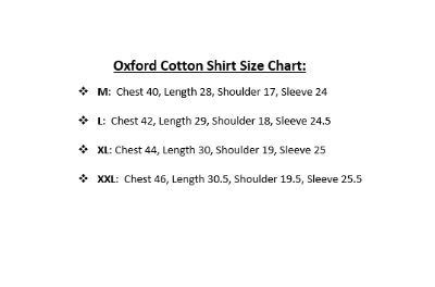 Picture of Oxford Cotton Long Sleeve Shirt
