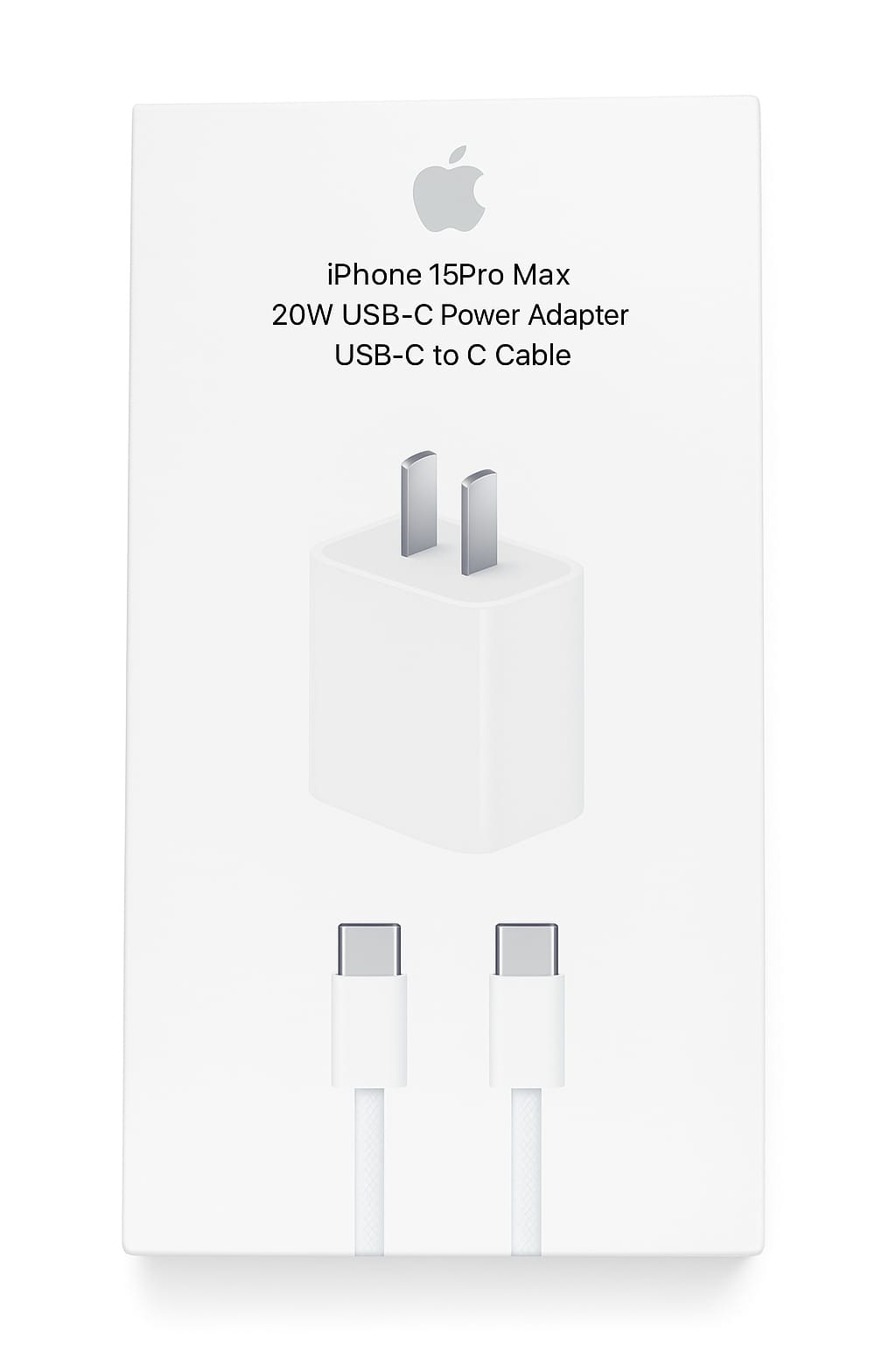 Picture of For iphone 15pro/ 15 max pro/ Iphone 16pro / 16 pro max 20W PD Premium quality Fast Charger Adapter with Type.c to..type c Cable