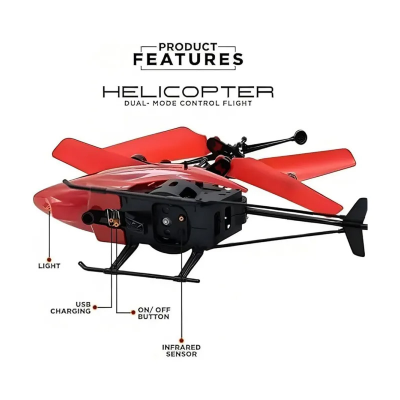 Picture of Hand Sensor rechargeable Mini Helicopter Remote Control Infrared Helicopter