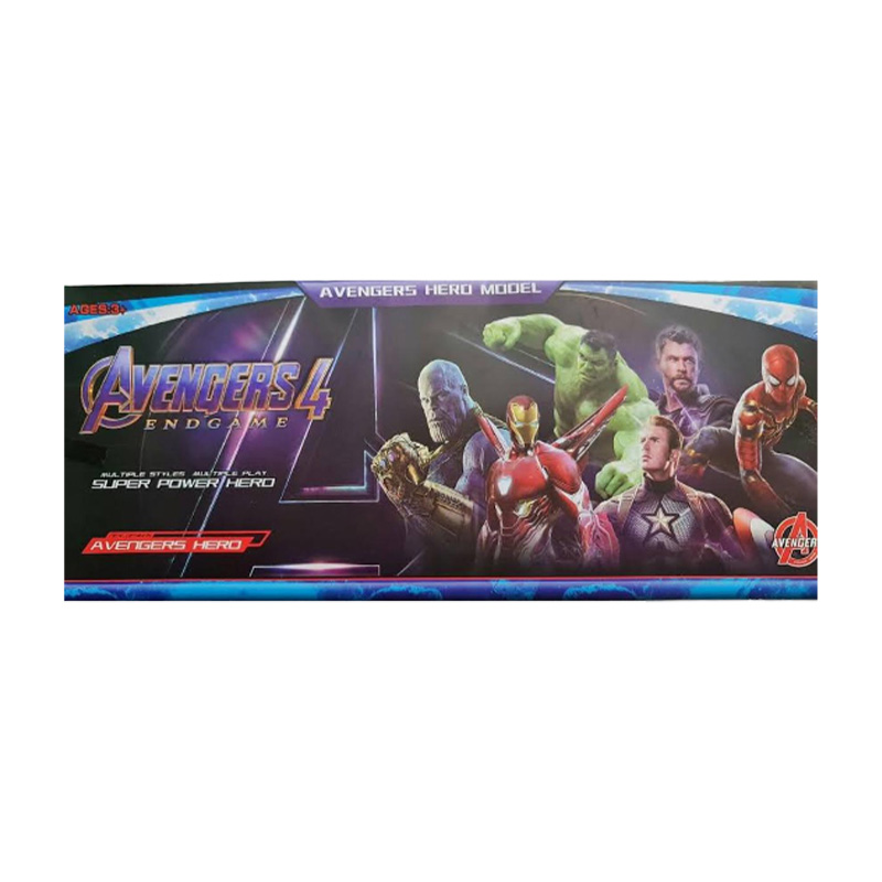 Picture of Avengers 4 Super Hero Toy Set iron man hulk Spider-Man thanos captain - toys for boys