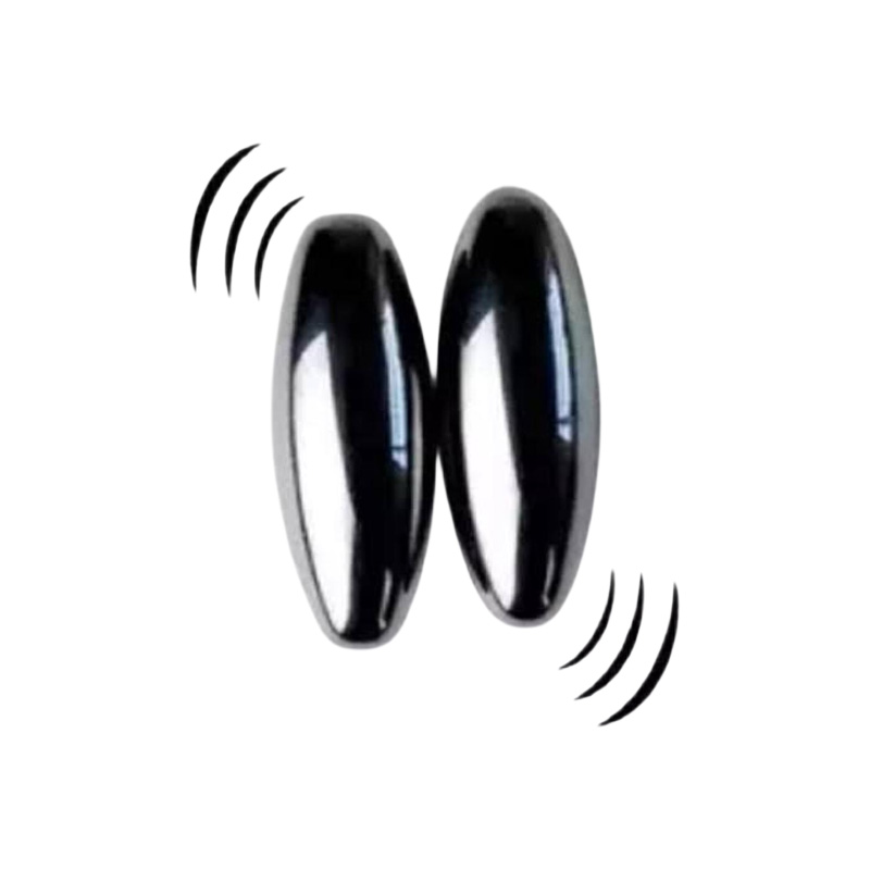 Picture of Metallic Shine Magnet 4 PCS - Black For Kids
