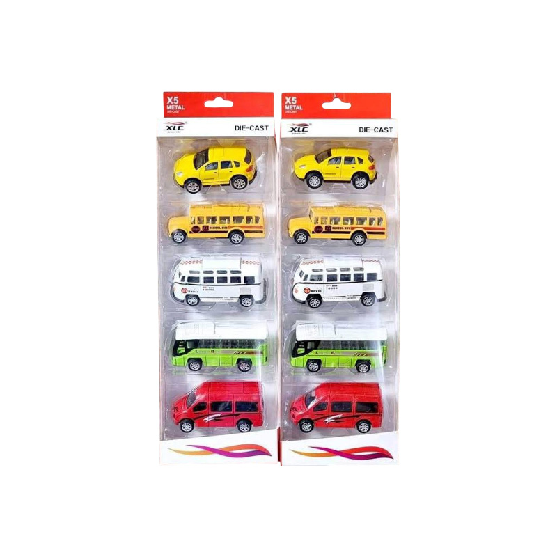 Picture of Die-Cast X5 Spring System Toy Car (5 Piece Combo Pack) - car toy